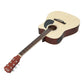 Alpha 41" Inch Electric Acoustic Guitar Wooden Classical EQ With Pickup Bass Natural
