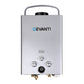 Devanti Outdoor Gas Water Heater Portable Camping Shower 12V Pump Silver