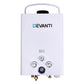 Devanti Portable Gas Hot Water Heater Outdoor Camping Shower 12V Pump White