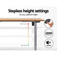 Artiss Standing Desk Height Adjustable Sit Stand Laptop Computer Table Motorised Electric Frame Riser 140cm