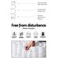 Giselle Bedding Franky Euro Top Cool Gel Pocket Spring Mattress 34cm Thick Queen