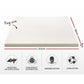 Giselle Bedding Memory Foam Mattress Topper w/Cover 8cm - King