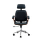 Artiss Wooden Office Chair Computer Gaming Chairs Executive Leather Black