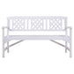 Gardeon Wooden Garden Bench 3 Seat Patio Furniture Timber Outdoor Lounge Chair White