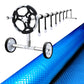 Aquabuddy Solar Swimming Pool Cover Roller 400 Micron Adjustable Blanket 10 X 4m