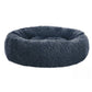 i.Pet Pet bed Dog Cat Calming Pet bed Medium 75cm Dark Grey Sleeping Comfy Cave Washable