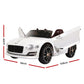 Bentley Kids Ride On Car Licensed Electric Toys 12V Battery Remote Cars White