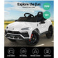12V Electric Kids Ride On Toy Car Licensed Lamborghini URUS Remote Control White
