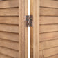 Artiss Room Divider Privacy Screen Foldable Partition Stand 4 Panel Brown