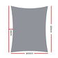 Instahut Sun Shade Sail Cloth Shadecloth Outdoor Canopy Rectangle 280gsm 4x5m