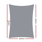 Instahut Sun Shade Sail Cloth Shadecloth Outdoor Canopy Rectangle 280gsm 4x6m