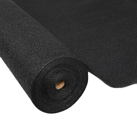 Instahut 3.66 x 10m Shade Sail Cloth - Black