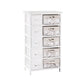 Artiss 5 Basket Storage Drawers - White