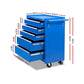 Giantz 5 Drawer Mechanic Tool Box Cabinet Storage Trolley - Blue
