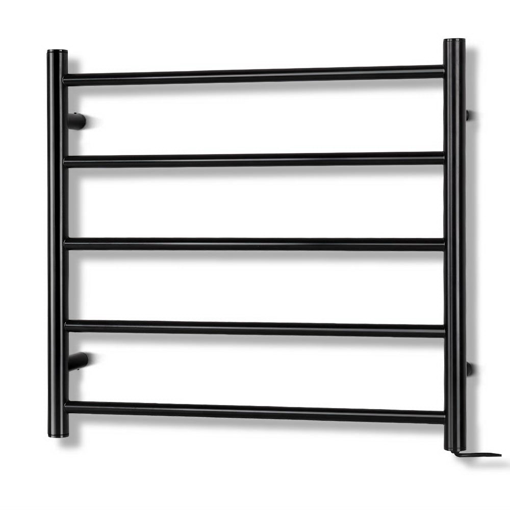 Devanti Heated Towel Rail Electric Warmer Heater Rails Holder Rack Wall Mounted