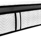 Ergopedic Mattress 5 Zone Latex Pocket Spring Mattress In A Box 30cm - Queen - White  Grey  Black