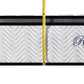 Ergopedic Mattress 5 Zone Latex Pocket Spring Mattress In A Box 30cm - Queen - White  Grey  Black