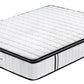 Ergopedic Mattress 5 Zone Latex Pocket Spring Mattress In A Box 30cm - Queen - White  Grey  Black