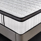 Ergopedic Mattress 5 Zone Latex Pocket Spring Mattress In A Box 30cm - Queen - White  Grey  Black