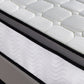 Ergopedic Mattress 5 Zone Latex Pocket Spring Mattress In A Box 30cm - Queen - White  Grey  Black
