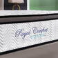 Ergopedic Mattress 5 Zone Latex Pocket Spring Mattress In A Box 30cm - Queen - White  Grey  Black