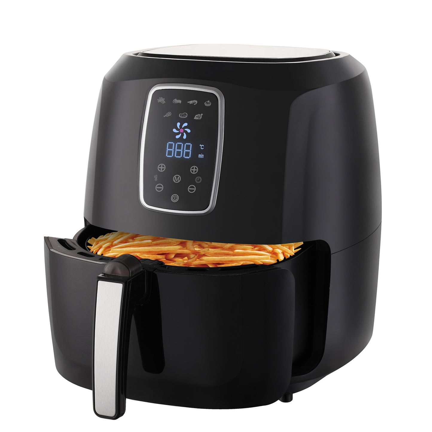 Digital Air Fryer 7L Black LED Display Kitchen Couture Healthy Oil Free Cooking