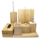 Bamboo Ultimate Bathroom Accessory Set