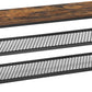 Shoe Rack with 2 Shelves 100 x 30 x 45 cm Rustic Brown and Black