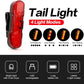 Bike LED Light 550LM Front and Back USB Rechargeable with 4000mAh Power Bank and IPX4 Waterproof