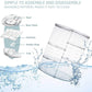 360 Degree Rotation Makeup Organizer Adjustable with Multifunction Cosmetic Storage Box