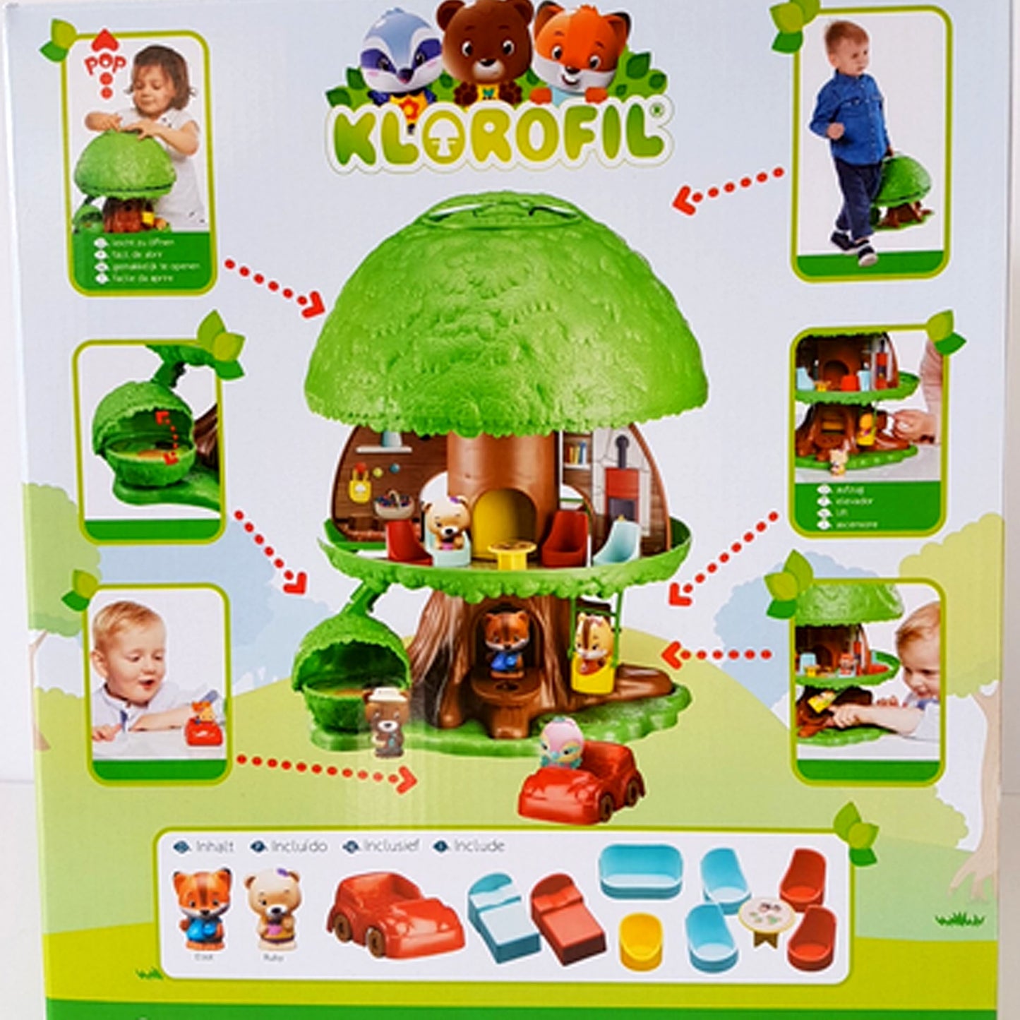 Klorofil Magie Tree House Playset with Figures & Furniture