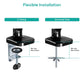 activiva ErgoLife Single Monitor Screen Steel Gas Spring Monitor Arm
