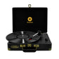 mbeat Woodstock Black Retro Turntable