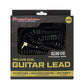 Precision Audio 5 Pack 1/4" To 1/4" 6.35mm Deluxe Coil Studio Guitar Lead Straight to Straight GLEADC10 10m