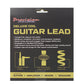 Precision Audio 5 Pack 1/4" To 1/4" 6.35mm Deluxe Coil Studio Guitar Lead Straight to Straight GLEADC10 10m