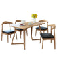 Leo Dining Chair (Set of 2)/Solid wood legs/ PU leather/Minimalist