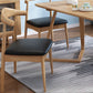 Leo Dining Chair (Set of 2)/Solid wood legs/ PU leather/Minimalist
