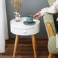 Ezeenq Tray Top Bedside Table Side Table Bedroom Drawers