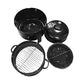 SOGA 2X 3 In 1 Barbecue Smoker Outdoor Charcoal BBQ Grill Camping Picnic Fishing