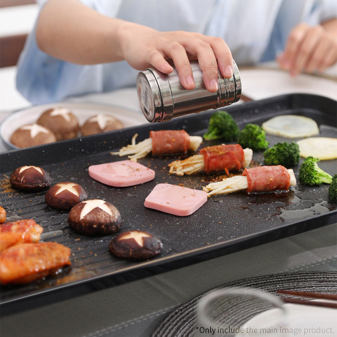 SOGA 48cm 68cm Electric BBQ Grill Teppanyaki Tough Non-Stick Surface Hot Plate Kitchen Bundle