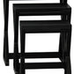 Z Style Nest of Table (Black)
