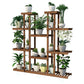 6-Tier Wooden Plant Stand Flower Pot Planter Rack Shelf Bonsai Holder Indoor Garden Dec