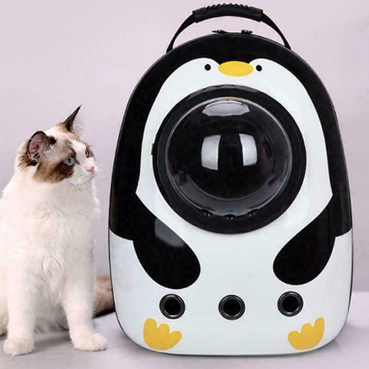 Pet Carrier Backpack Travel Space Capsule Puppy Dog Cat Bag Breathable Astronaut
