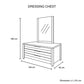 5 Pieces Bedroom Suite Natural Wood Like MDF Structure Queen Size Oak Colour Bed, Bedside Table, Tallboy & Dresser