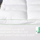 Luxton King Size 1000GSM Bamboo Mattress Topper with Gusset Support