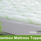 Luxton King Single Size Bamboo Mattress Topper 800GSM