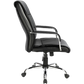 PU Leather Office Chair Executive Padded Black
