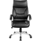 PU Leather Office Chair Executive Padded Black