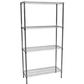 Modular Chrome Wire Storage Shelf 900 x 350 x 1800 Steel Shelving