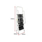 Foldable Non Slip 4 Step Steel Ladder